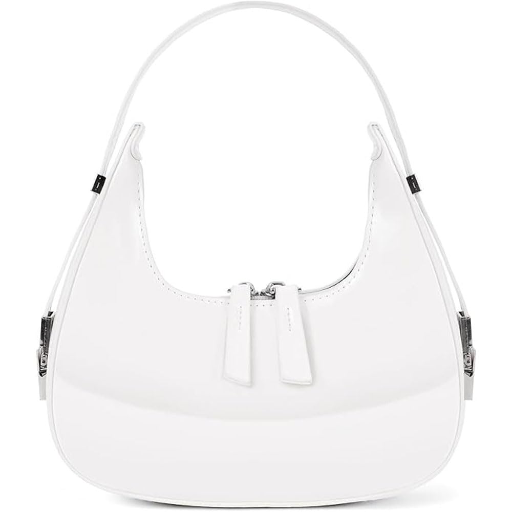 YingStar Bolso de Mano Mujer Fiesta Bolso Pequeño Piel Bolso de Hombro Mujer Movil Bolso Bandolera Pequeña Bolsa Mujer Verano Bolso Media Luna Dumpling Boda Ceremonia Cuero Bolsos Cartera
