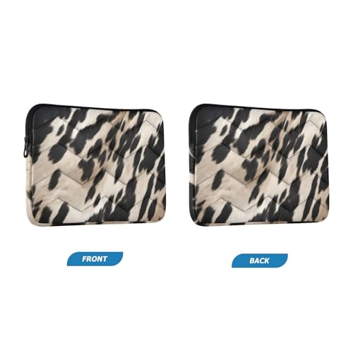 Funda para laptop 13-14 pulgadas impermeable con textura de vellón miniatura 2