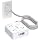 Surge Protector Power Strip - CHCORE 5Ft Braided Extension Cord with 8 Outlets with 4 USB (2 USB C) Charging Ports, Flat Plug Multi Plug Outlet Extender Charging Station for Home Office, ETL, White