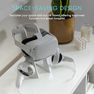 Surge Universal VR System Dock، حامل سماعة الرأس ووحدة التحكم لـ META Quest 2