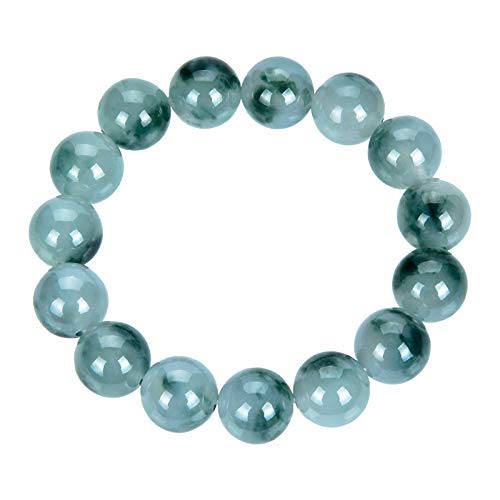 Bracelet en jadéite naturelle de Birmanie WBYSFR aux fleurs flottantes de haute joaillerie