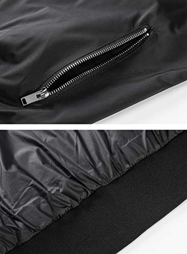 Tacvasen Lightweight Jacket For Men Softshell Fall Thin Bomber Coat, Black M #TOP5