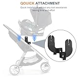 Car Seat Adapter Compatible with Baby Jogger City Select, City Select 2, and City Select LUX Strollers for Graco Strollers Replacement Accessories-Black - Image 5