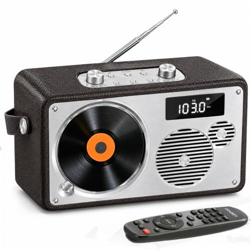 Portable HiFi CD Stereo with Bluetooth