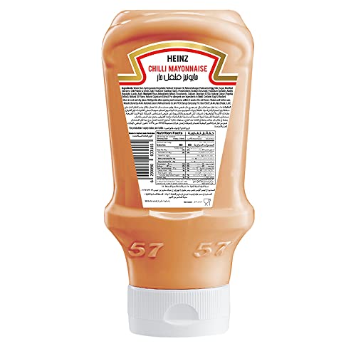 Heinz Fiery Chili Mayonnaise Top Down Squeezy Bottle 400ml