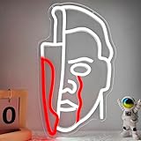 Horror Movie Neon Sign for Wall Decor Dimmable Halloween Neon Light Led Horror Theme Party Decoration Halloween Movie Light Up Sign for Gifts