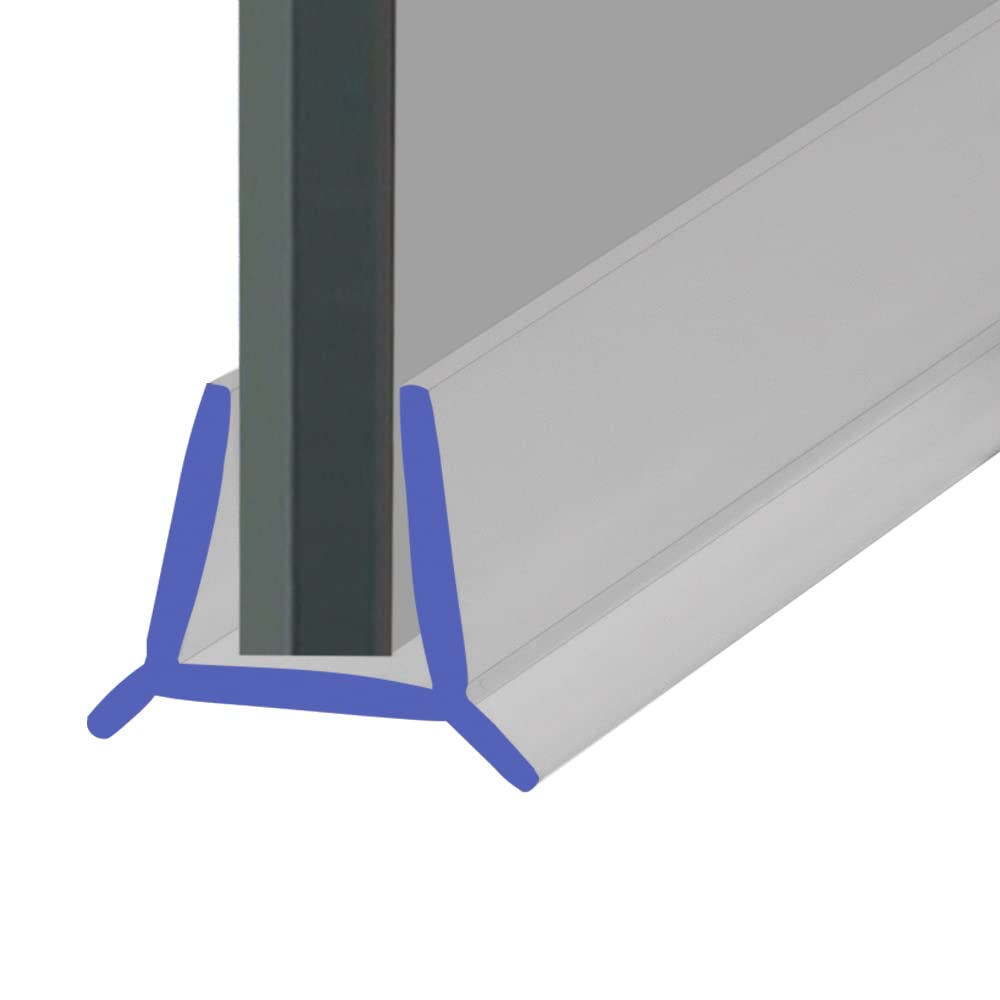 Shower Seal Uk Ltd Shower Seal For Screens, Doors Or Panels | Fits 6, 7 Or 8Mm Glass | Seals Gaps Up To 3Mm | 80Cm, 90Cm, 140Cm Or 2M Long | Seal137 (25Mm Sample)