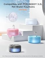 FEELNEEDY 6pcs Ersatzfilter+6pcs Wasserpumpenschwamm für Katzenbrunnen – Ansicht 5