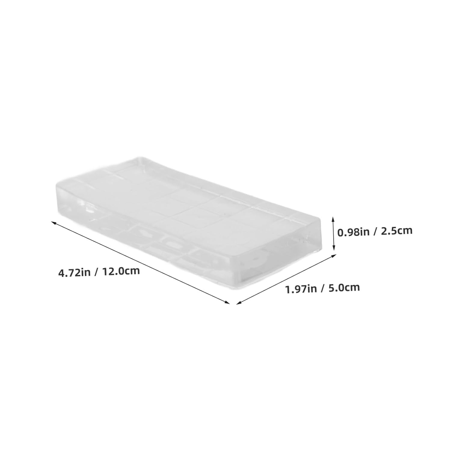Nail Art French Tip Nail Stamp Clear Silicone Nail Stamper Nail Design Tools Stamp Nail Tools for Nail Art Silicone Stamp for Nails Transparent