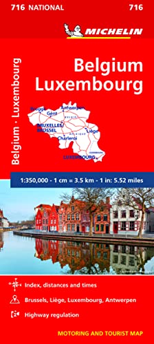 Michelin Belgium Luxembourg Maps 716 (Maps/Country (Michelin))