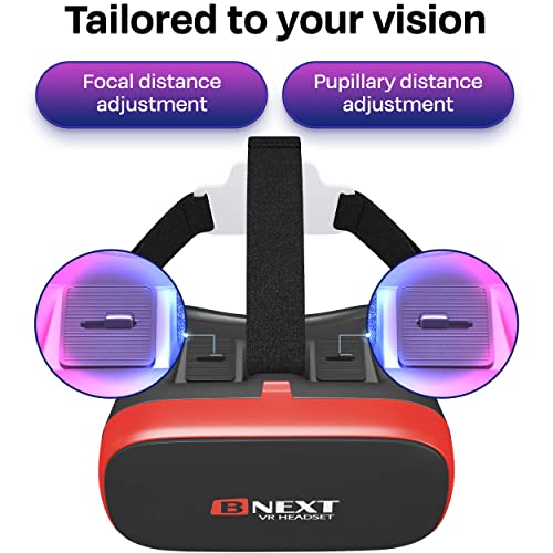 Bnext SB-147 Vr Headset Compatible With Iphone & Android - Universal Virtual Reality Goggles thumb #2