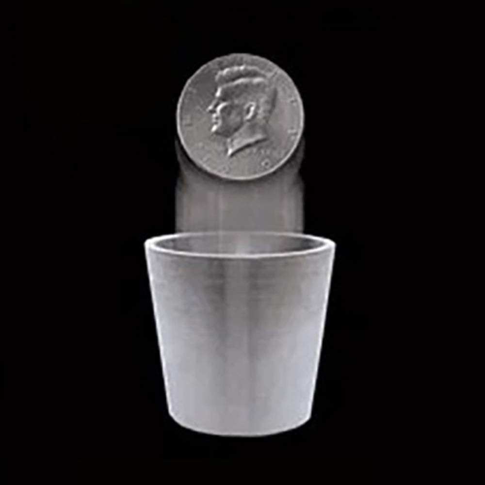 手品 マジック】Super Cup/ジョニーウォンのスーパーカップ 貫通マジック 近景マジック道具 【種明かし】コイン