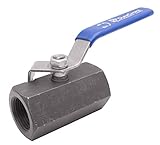 3/4' Carbon Steel Standard Port Ball Valve, NACE, RPTFE, 2,000PSI, Hex Bar stock, FxF NPT