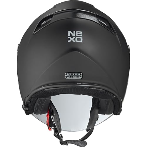 Nexo Jethelm Motorradhelm Mopedhelm Travel 2.0 mattschwarz