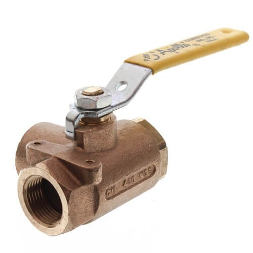 3/4" Standard Port, 3 Way Diversion Threaded Ball Valve (12 Cv)