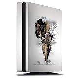 DeinDesign Skin Compatibile con Sony Playstation 4 Slim Pellicola Adesivi Animal Print Mappamondo Animali