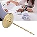 Haosie Ticket Spike, Receipt Holder, Non-Slip Receipt Spike, Stainless Steel Ticket Stabber for Restaurant Bars Kitchens Offices, 6.7in(Golden Spiral Rod)