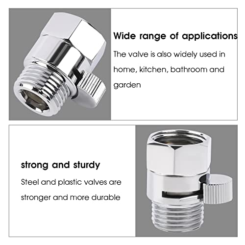 Shower Head Shut Off Valve,Lever G1/2 Shower Water Flow Control Valve Metal Shower Valve Shower Flow Control Valve Brass Shower Shut Off Valve For Handheld Shower Head Or Bidet Sprayer Handle #TOP2