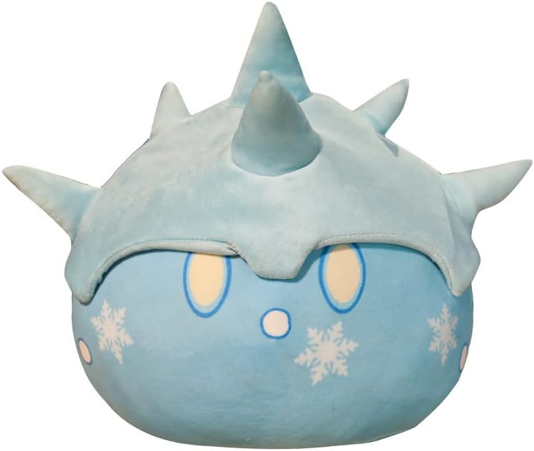 NP Anime Project Genshin Impact Slime - Muñeca Kawaii para mujeres y hombres, accesorios de felpa para cosplay de dibujos animados (hielo)