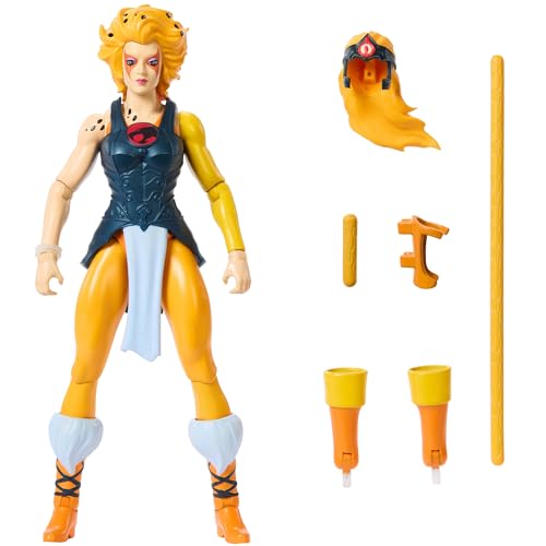 Ya en mundofriki.es: Masters of the Universe Origins & ThunderCats Figura de acción, juguete de Cheetara, cruce de los años 80, figura articulada de 14cm con armadura extraíble, bastón y minicómic, JFW94