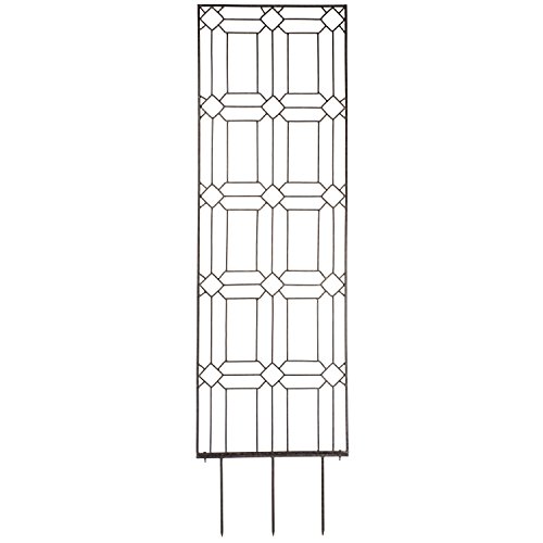 H Potter Garden Trellis for Climbing Plants Metal Outdoor Wall Decor or Flowers Roses Vine Ivy Clematis Large - Thumbnail 6