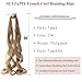 SUYIAPIY French Curl Braiding Hair Pre Stretched Bouncy Braiding Hair- Synthetic Crochet Hair For Boho Box Braids Loose Wave Crochet Braids Goddess Box Braids Senegalese Twist 24 inch (27#)