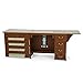 Arrow 901 Auntie Sewing, Cutting, Quilting, and Crafting Portable Sewing Table with Wheels and Airlift, White Finish