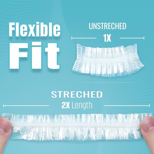 Image of Waterproof Ear Cover Protect from Water Spa Home Use Hotel and Hair Salon, Waterproof Ear Protector, Bathing Ear Cover Caps, Covers for Hair Dye, Shower, and Bathing (Pack Of 3-300)