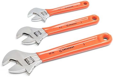 Crescent 3 Piece Adjustable Cushion Grip Wrench Set 6