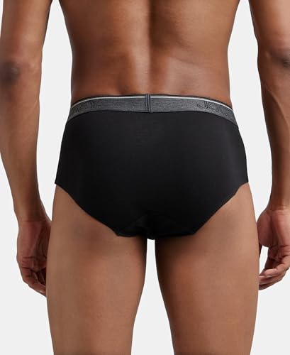 Image of Jockey 8037 Men's Super Combed Cotton Solid Brief with Ultrasoft Waistband (Pack of 3)