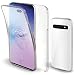 Produktbild Moozy 360 Grad Hülle für Samsung S10 Plus - Vorne und Hinten Transparent Dünne Handyhülle Case - Hart PC Zurück, Weiche TPU Silikon Vorderseite
