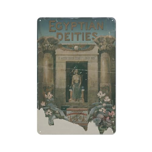 Egyptian Deities No Better Turkish Cigarette Can Be Made 30x20cm