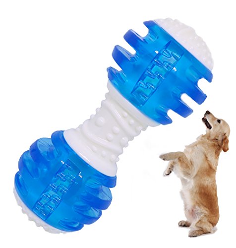 CEESC Juguete de sondeo para masticar mascotas, suave TPR, hueso de limpieza de dientes, para cachorro, perro Cover