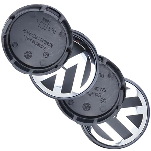 4 Stück Nabendeckel Für Volkswagen VW 65mm - Radnabenabdeckung Felgenkappen