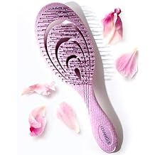 Detangling Hair Brush for Women - Gentle Scalp Massaging Hairbrush for Women With Flexible Paddle - Detangler Brush for Thin, Thick, Curly, Straight, and All Other Womens Hair Types by Keranique