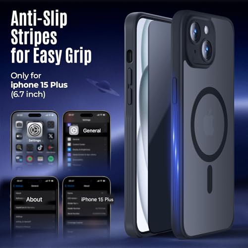 Image of Symcele Designed for iPhone 15 Plus Case, Black