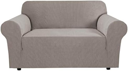 BellaHills Super Stretch Sofa Covers Couch Covers Sofa Slipcovers Furniture Protector for Sofas/Kids/Pets | Form Fitted Jacquard with Elastic Bottom, Thick Soft Non Slip (3 Seater, Charcoal Gray)
