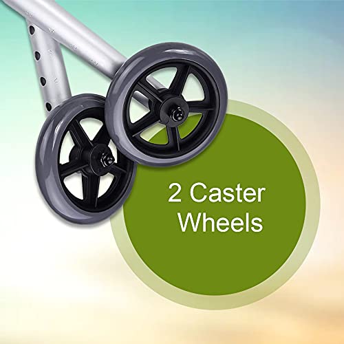 Mckesson Universal Walker Wheels, Adjustable, 5 In Caster Wheels, 1 Pair #TOP2