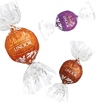 LINDT LINDOR NUTTY COLLECTION NUT MILK CHOCOLATE TRUFFLES - 3 varieties (Hazelnut, Almond & Pistachio) (24)