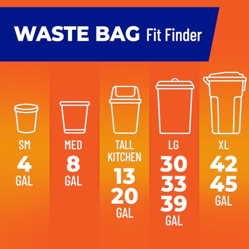Hefty Ultra Strong 13 Gal Kitchen Trash Bags, Black, Clean Burst, 110ct | Bulk Pack, 13G Tall Trash Bags with Drawstrings for Kitchen, Resists Leaks, Punctures, Rips, Continuous Odor Control - image 7