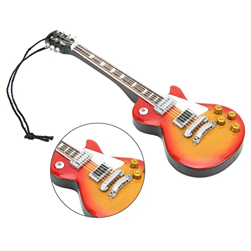 Chanme Modèle de Guitare, Mini Guitare Miniature exquise en Bois de Tilleul pour la décoration de vitrine pour Cadeau - Les Beatles, Paul McCartney, John Lennon, RIngo Starr, George Harrison Chanme Modèle de Guitare, Mini Guitare Miniature exquise en Bois de Tilleul pour la décoration de vitrine pour Cadeau – Image 4