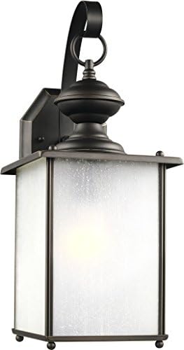 Generation Lighting 84580EN3-71 Jamestowne Outdoor Wall Sconce, LED 9.5 Watts, Antique Bronze, one-Light Large