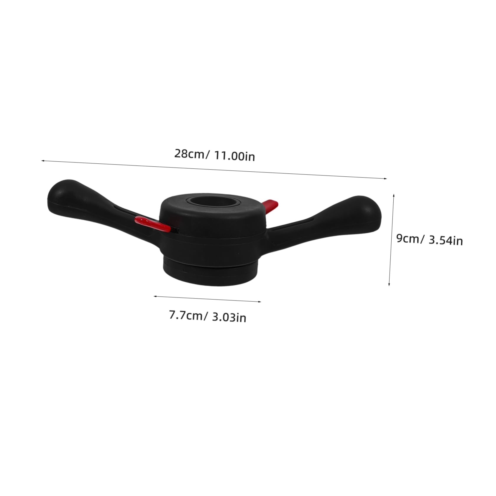 Amosfun Herramienta de Equilibradora de Neumáticos de Nylon Negro 38mmx3mm Ligera Precisión para Cambio Rápido y Balanceo