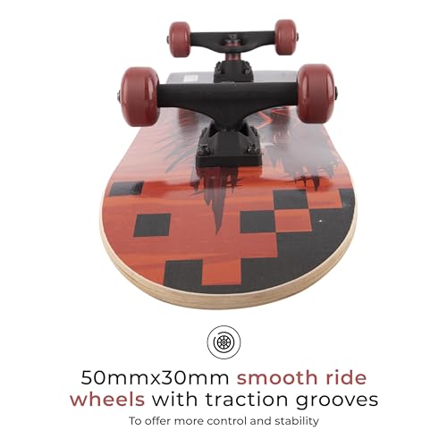 Image of Tony Hawk 31 inch Skateboard - Signature Series 1 Skateboard with Pro Trucks, Full Grip Tape, 9-Ply Maple Deck, Ideal for All Experience Levels