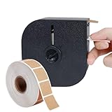 Target Pasters Dispenser Box with Target Stickers, Easy Access&Storage, Self-Adhesive Shooting Targets Pasters for Shooting Range,Targets Cardboard Repair Patches,Perfect for USPSA, IPSC, IDPA (BLACK)