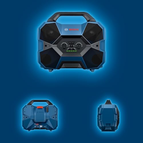 Bosch Professional Speaker Bluetooth A Batteria 18V/12V Gpb 18V-6 C (Bluetooth, Usb, Multi-Speaker Sound, Senza Batteria/Caricabatteria) - 6
