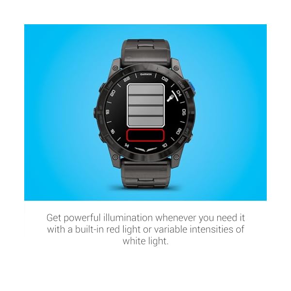 Garmin D2™ Mach 1 Pro, Aviator Smartwatch with GPS Moving Map, Aviation Weather, Health and Wellness Features, AMOLED Display, and Built-in Flashlight - Image 5