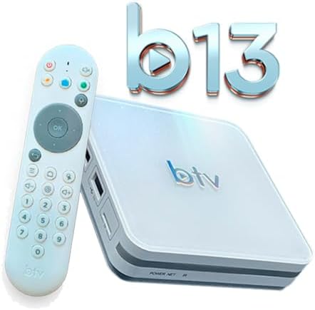 BTV 13 4K Com Sistema Unitv Vitalício e Comando de voz Dispositiv...