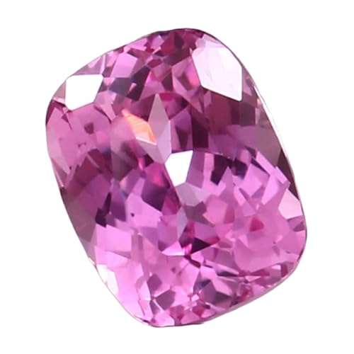 Saphir rose ceylan 9x7mm : pierre gemme d'exception pour haute joaillerie