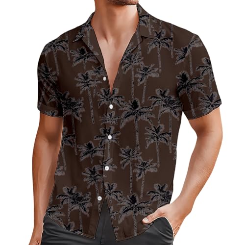 Camisa Casual Hombre EláStica,Camiseta Deporte Hombre Tecnica,Manga Corta Botones Cuello Abierto Estilo Europeo Playa Comoda Holgada Deportiva Negocios Informal Exterior Polo T Shirt Top